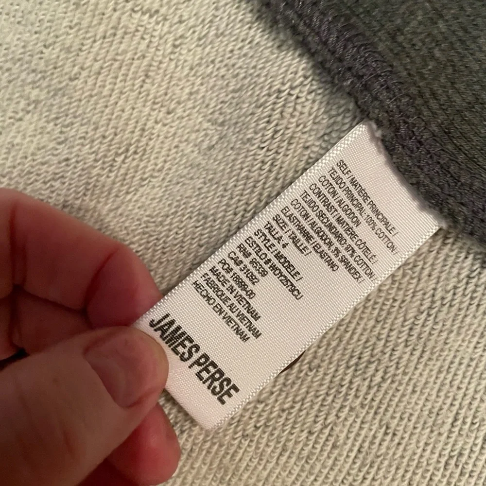 James Perse Blazer Sweater 4 XL French terry gray - Picture 9 of 10